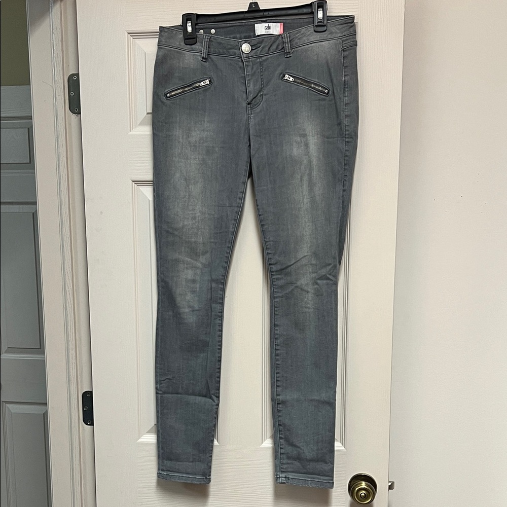 CAbi Gray Skinny Jeans for Women